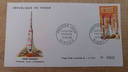 FDC 1er Jour - Niger - Espace - Satellite - Fusée - Afrique