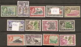 British Solomon Islands 1939 Set To 10/-d Mounted Mint - Iles Salomon (...-1978)