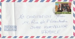 ZAIRE Lettre Avion  1981 Pour Montpellier France - Armée Du Salut - Usados