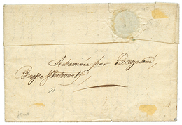 1828 Cachet POINTE-A-PITRE (Lenain N°8) Sur Lettre Avec Texte De STRASBOURG Pour MOULE(GUADELOUPE). Verso, "ACHEMINEE PA - Altri - America