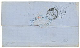 1872 CERES 5c(x2) Pd + 25c(x5) Sur Lettre De POINTE-A-PITRE Pour La FRANCE. TB. - Altri - America