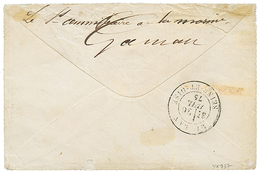 1875 CG 25c CERES + CORR. D'ARMEES BASSE-TERRE Sur Enveloppe Pour La FRANCE. TB. - Altri - America