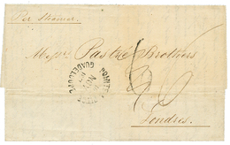 Bureau Anglais : 1861 GUADALOUPE Rouge Au Verso D'une Lettre De POINTE A PITRE Pour LONDRES. TTB. - Altri - America