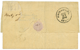 Bureau Anglais : 1875 Paire 30c CERES(1 Ex. Pd) + GUADALOUPE PAID Sur Lettre Pour Les USA. TB. - Altri - America