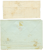 "MOULE" : 1845/49 2 Lettres Avec Cachet MOULE GUADELOUPE. TTB. - Altri - America