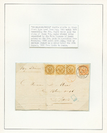 Type AIGLE : 12 Lettres + 1 DEVANT Montés Sur Feuilles D' Exposition. TB. - Altri - America