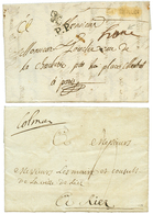 1781 COLMAR Manuscrit (Lenain N°1) Et SISTERON + FRANC + PP Fleur De LYS. TB. - Altri - America