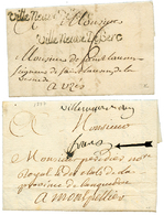 1756 VILLENEUVE DE BERG (Lenain N)2) Et 1777 VILLENEUVE DE BERG Manus. + FRANC(lenain N°5). TTB. - Altri - America