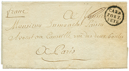 1773 CAEN PORT PAYE Sur Lettre Pour PARIS. Superbe. - Altri - America