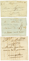 3 Lettres : 1778 DE PIERRELATTE Manus. + FRANC, 1786 PIERRELATTE(L N°2), 1790 Lenain 3. TTB. - Altri - America