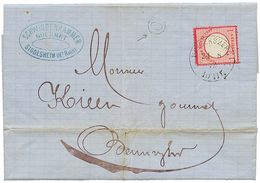 1872 ALLEMAGNE 1g Obl. KAYSERSBERG  + Boite Rurale C Sur Lettre Avec Texte De SIGOLSHEIM. Association Rare Poste Alleman - Altri - America