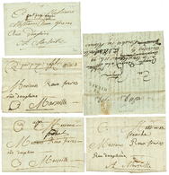 APT - 5 Lettres : DEB. D'APT Manus, 1780/90 APT + PORT PAYE(x2), 1784 APT + FRANCHE, 1782 APT + FRANC. TTB. - Altri - America