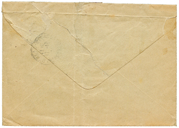 1911 Env. Entier Postal 4c S/ 10c + 2c(x2) + 4c+ 6c+ 8c Obl. PEKIN CHINE En RECOMMANDE Pour La FRANCE. Petite Déchirure - Altri & Non Classificati