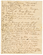 1902 1c(x2)+ 2c(x2)+ 4c+ 5c Obl. FADA-N'GOURMA HAUT DAHOMEY Sur Lettre Avec Texte Pour AIN SEFRA SUD ALGERIEN. TTB. - Altri & Non Classificati