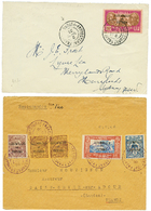 "FUTUNA" : 1933/36 2 Lettres De FUTUNA Pour La FRANCE Ou L' AUSTRALIE. RARE. TTB. - Altri & Non Classificati