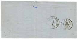 "METELINE" : 1875 10s Canc. METELINE On Cover To SYRA(GRECE) Taxed On Arrival With Grek Postage Due 20l Canc. 67. Rare C - Altri & Non Classificati