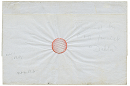 1868 GB 6d(pl.6) Canc. A26 + GIBRALTAR On Cover To ENGLAND. Superb. - Altri & Non Classificati