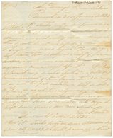 1833 "160" Tax Marking On Entire Letter From PERNAMBUCO To PORTUGAL. Vf. - Altri & Non Classificati