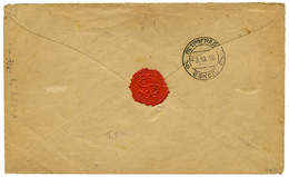 1916 5k(x2) Canc. SHANGHAI + Very Rare CENSOR N°31 On Envelope To ENGLAND. Superb. - Altri & Non Classificati