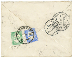 1902 ENGLAND 1d Canc. ECCLESALL On Envelope To CAIRO  Taxed With EGYPT POSTAGE DUES 2m + 1p Canc. CAIRO + POST OFFICE CO - Altri & Non Classificati