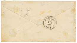LIBERIA - GERMAN PACKET : 1889 GERMANY 20pf Canc. AUS WESTAFRIKA + "MONROVIA 12/1.89" On Envelope To HAMBURG. Vvf. - Liberia