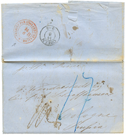 URUGUAY : SEEBRIEF PER ENGLAND AACHEN + "Steamer PRINCE" On Reverse Of Entire Letter To GERMANY. Vf. - Uruguay