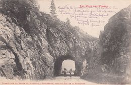 Cp , 68 , MUNSTER , Tunnel Sur La Route De Munster à Gérardmer, Près Du Col De La Schlucht - Munster