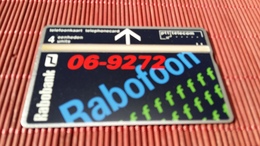 Phonecard Netherlands Private Rabo Bank 133 B (Mint,Neuve)  2 Scans Rare - Privé