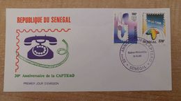 FDC 1er Jour - Sénégal - Espace - Satellite - Fusée - Télécommunications - Africa