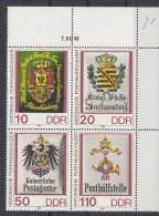 MiNr. 3306 - 3309 Deutschland Deutsche Demokratische Republik    1990, 6. Febr. Tag Der Werktätigen - 1981-1990