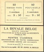 BELGIUM, 1914, Booklet 13d  B, 2F50 - 1907-1941 Old [A]