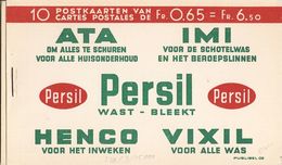 BELGIUM, 1949, PROOF POSTCARDBOOKLETS - Probe- Und Nachdrucke