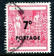 New Zealand 1964 7d Arms Type Overprint Used (SG 825) - Usados