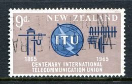 New Zealand 1965 ITU Centenary Used (SG 828) - Usati