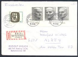 Germany Deutschland 1975 Cover: Alfred Nobel Prize; Peace 1935 Carl Von Ossietzky; 1927 Ludwig Quidde; 1926 Stresemann - Nobel Prize Laureates