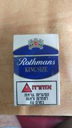 Boxes-israel-box Empty Cigarette-rothmans King Size-(39) - Etuis à Cigarettes Vides