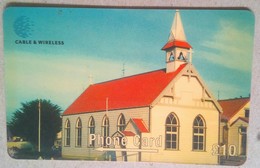 289CFKA St Mary's Catholic Church 10 Pounds - Isole Falkland