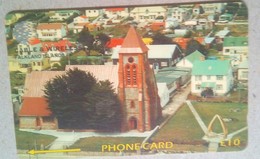 195CFKA Christ Church Cathedral 10 Pounds - Falkland Islands