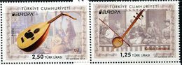 XD0419 Turkey 2014 Europa Musical Instrument 2V MNH - 2014