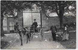 CPSM  Attelage Carte Photo Métier écrite - Wagengespanne