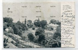 Ascension Island Postally Used 1905 KGV Stamp  The Gardens Green Mountain Postcard - Ascensione