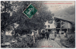 Saint Genoux Le National Récolte Moulin Foulot Ambulant Cluny Chalon 1910 état Superbe TOP+++ - Autres Communes