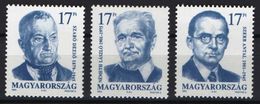 Hungary 1993. Famous Peoples Set MNH (**) Michel: 4257-4259 / 2 EUR - Nuovi