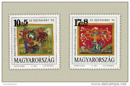 Hungary 1993. Youth Set MNH (**) Michel: 4238-4239 / 2.60 EUR - Unused Stamps