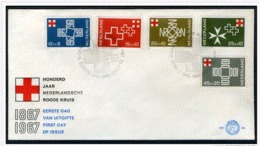 Pays Bas 1963 Nobel Red Cross Croix Rouge  FDC - Nobel Prize Laureates