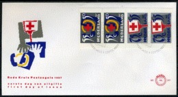 Pays Bas 1987 Nobel Red Cross Croix Rouge  FDC Carnet - Nobel Prize Laureates