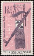 Czechoslovakia / Stamps (1966) 1540: Indians Of North America - Naprsteks Museum (peace-pipe); Painter: P. Sukdolak - Indiens D'Amérique