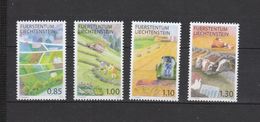 Liechtenstein **   1549-1552 Landwirtschaft Postpreis CHF 4,25 - Neufs