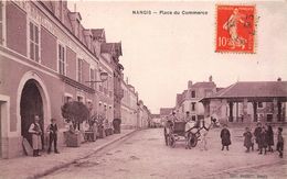 77-NANGIS- PLACE DU COMMERCE- - Nangis