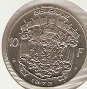 Moneda Bélgica. 10 Francos 1972. MBC. Ref. 4-belg10f-72 - 10 Francs